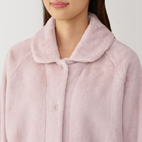 【レディース】無印良品 婦人 静電気が起きにくい 着る毛布 パジャマ 婦人S ライトピンク 良品計画