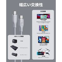 VOLTME シリコン 充電ケーブル USB-C&USB-C 100W 1.8m C2149 1点