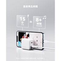 VOLTME 充電器 20W、15W TypeC×2 ホワイト V2087 1点