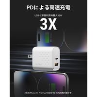 VOLTME 充電器 35W、18W TypeC+18W TypeA ホワイト V2140 1点