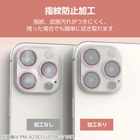 iPhone16Pro/ProMax カメラフィルム ガラス グリッター ゴールド PM-A24CFLLP5PGG エレコム 1個