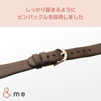 アップルウォッチバンド (41 40 38mm) レザー ベルト スリム ココアブラウン AW-41BDLJBR エレコム 1個（直送品）