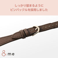 アップルウォッチバンド (41 40 38mm) レザー ロングサイズ ココアブラウン AW-41BDLWJBR エレコム 1個（直送品）