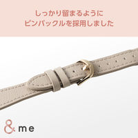 アップルウォッチバンド (41 40 38mm) レザー ロングサイズ グレージュ AW-41BDLWJGB エレコム 1個（直送品）