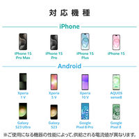 充電専用 タイプCケーブル ( USB-A to C ) フラット L字 10cm 白 MPA-ACLL01WH エレコム 1個（直送品）