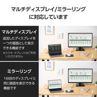USB-C to HDMI 変換アダプタ 4K 60Hz USB充電ポート付 白 MPA-CHDMIPDSMWH エレコム 1個（直送品）