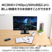 USB-C to HDMI 変換ケーブル 1m 4K 60Hz 耐断線 ホワイト MPA-CHDMISM10WH エレコム 1個