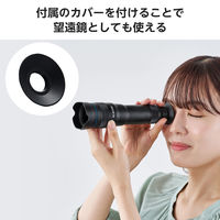 スマホ 望遠レンズ 16倍 ホルダークリップ式 レンズ 高画質 望遠鏡 ブラック P-SLZ16XBK エレコム 1個