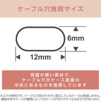 スマホハンドストラップ 手首 ソフトレザータイプ カラビナリング 1口穴 &me グレージュ P-STHPLNGB エレコム 1個