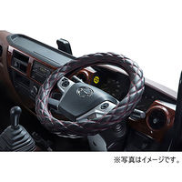パーマンコーポレーション 極太 ハンドルカバー マットブラック/レッド S 1420370000 1個（直送品）