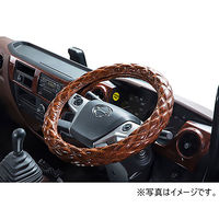 パーマンコーポレーション 極太 ハンドルカバー 茶木目/茶系 S 1420870000 1個（直送品）