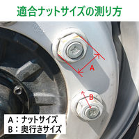 パーマンコーポレーション アオリ保護ナットキャップ 33mm 新ISO 4軸低床車用 1444471000 1個（直送品）