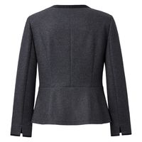 サーヴォ オーバーブラウス グレー×紺 19号 GOBL-2460-B5 1着（直送品）