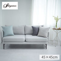 川島織物セルコン バスティーユ クッションカバー 450×450mm ベージュ LL1407_08BE 1枚（直送品）