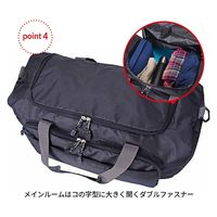 スワン　ボストンバッグ　55L　ブラック　1313　1個（直送品）