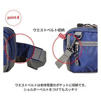 スワン　ウエストバッグ　ブラック　1309　1個（直送品）