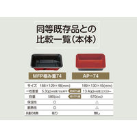 エフピコチューパ どんぶり容器 MFP極み重-73 備長 本体 CP630248 1袋(50個)（直送品）