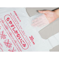 ゴミ袋 小山市・下野市・野木町指定 nocoo とって付き 白半透明 30L 20枚入 5パック 0.015mm 日本サニパック