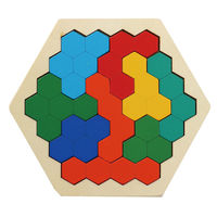 アーテック 木製ヘキサゴンパズル 1個