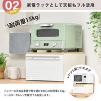 【軒先渡し】B.Bファニシング TREE 引き出しブレッドケース 幅400×奥行350×高さ250mm TRKS0244KIWHT 1台（直送品）