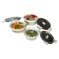 富士商 Felio たためるシリコン保存&ランチBOX(丸形) 1000ml F21738 1箱（直送品）