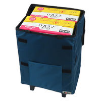 富士商 Felio スマートショッピングバッグ エッグホルダー付 ディープティールグリーン F21790 1袋（直送品）