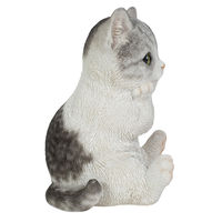 ウービア 頬杖をつくサバトラ白猫 H23003-16 1個（直送品）