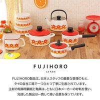 富士ホーロー メモリーズ 16cm丸型容器 サンフラワー FJ-16CF.SF 1個（直送品）