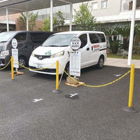 カーボーイ 2.5mチェーン入りポールセット CNP-1121 グリーン 1セット（直送品）