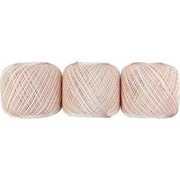 エミーグランデ レース糸 合細 Col.161 オレンジ系 50g 約218m 3玉セット EMMY-161 1箱/3玉セット（直送品）