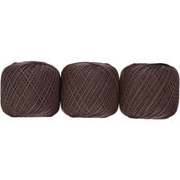 エミーグランデ レース糸 合細 Col.739 ブラウン系 50g 約218m 3玉セット EMMY-739 1箱/3玉セット（直送品）