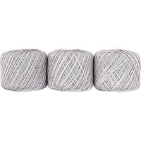 エミーグランデ ビジュー レース糸 合細 Col.L484 グレー系 25g 約110m 3玉セット EMMYB-L484 1箱/3玉セット（直送品）