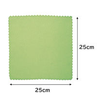 拭き跡が残りにくい マイクロファイバークロス 鏡・ガラス掃除 繊維がつかない 25×25cm 5色アソート 1パック（5枚組）ファイン