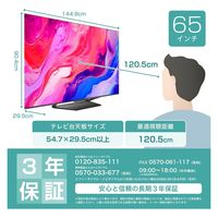 Hisense 4K液晶テレビ【65V型/4Kチューナー内蔵/地上・BC・CS】 65U8N 1台（直送品）