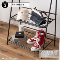 東谷 MIP-58WH フォールディングハンガーラック 1台（直送品）