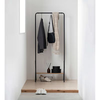 アイリスオーヤマ ハンガーラック ナチュラル/ブラック HPI-640 1台（直送品）