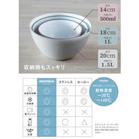 シービージャパン 抗菌耐熱レンジボウル 18cm グリーン 4573306866428 1個