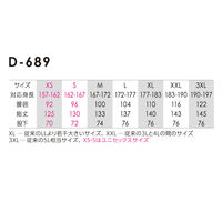 コーコス信岡 ストレッチシルキーデニムオーバーオール ライトインディゴ 3XL D-689 1着（直送品）