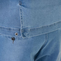 コーコス信岡 ストレッチシルキーデニムジャケット ライトインディゴ XXL D-2900 1着（直送品）