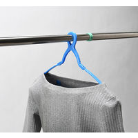 カワタキコーポレーション ズボンハンガー 2個組 ブルー 1セット（3個）