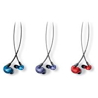 SHURE SE215スペシャルエディション高遮音性イヤホン レッド SE215SPE-RD-A 1個（直送品）