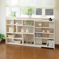 大洋 Shelfit イーシーラック 幅1180～1550×奥行193×高さ800mm ホワイト ECR8012S WW 1台（直送品）