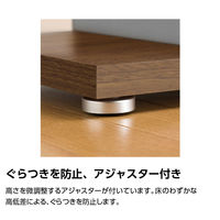 大洋 Shelfit リエール 幅800×奥行301×高さ847mm ホワイト LI 8580R WW&SB 1台（直送品）