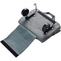 レップ ショッピングカート ハンディ折りたたみカート 保冷保温 30L グレー 507841 1個