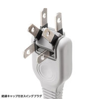 サンワサプライ 火災予防タップ TAP-TSH43N2 1本