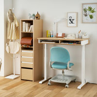 【軒先渡し】コイズミファニテック Fit-in Desk キャビネットシェルフ ナチュラル×ホワイト FDB-810MOWH 1台（直送品）