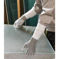 【ウレタン背抜き手袋】 ショーワグローブ 耐切創 ケミスターパームFS No.544 グレー XL 1双（わけあり品）