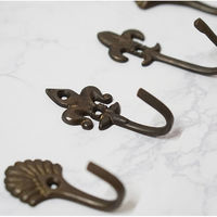 ポッシュリビング ブラスフック W2.5×D2×H5.5cm 62529 1セット(6個)（直送品）