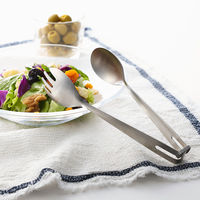 無印良品 ステンレス サラダトング ストッパー付き 約長さ20×幅4.5cm（開き幅約10cm） 良品計画