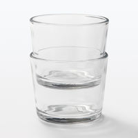 無印良品 ソーダガラス カップ 約直径8.4cm 良品計画